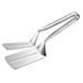 Clearance! Gheawn the Tongs Stainless Steel Food Clip Bread Meat Tongs Steak Clamp Cooking Tool Stainless Steel BBQ Universal for Children Silver