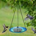 KTMGM Outdoor Garden Floating Hanging Bird Feeder Bird Bath