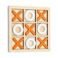 Wooden XO Triple Well Chess Parent-child Interaction Game Board Game Building Blocks Children Early Education Puzzle Toy Classical Family Board Game Strategy Board Game