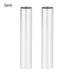2Pcs Aluminum Round Tube Pipe High Strength Industrial Robots Parts 80mm Length