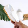 LEEy-world Toddler Shoes Toddler Little Kid Boys Girls Soft Slip On Loafers Dress Flat Shoes Boat Shoes Casual Shoes Little Boys Tennis Shoes White