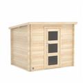 Abri de jardin en bois 4 m² - Juno modern - Beige