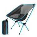 1pc Ultralight Folding Camping Chair Detachable Portable Folding Moon Chair For Outdoor Camping Beach Fishing Hiking