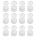 40 Pcs Sports Water Bottle Water Bottles Water Bottle Spout Spout Caps for Bottles Sports Bottle Cap Bulk White Plastic