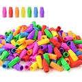 120 Pack Pencil Erasers Pencil Top Erasers Cap Erasers Eraser Tops Pencil Eraser Toppers Eraser School Studying Supplies for Teachers Eraser Pencil Erasers 7 Colors