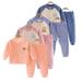 KYAIGUO Infant Girls Thermal Underwear Set Long John Cartoon Thermal Underwear Set 2PCS Ultra Soft Fleece Lined Base Layer