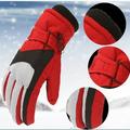 Dorkasm Kids Winter Gloves Fashion Gloves Ski Waterproof Thermal 4Y-16Y Snow Stoppers Kids Gloves Gloves Child Children Kids Fashion Unisex Snow Winter Gloves for Boys Red L