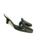 Coach Shoes | Coach Womens Black Mule Slide Pumps Heels Size 7.5 | Color: Black | Size: 7.5