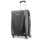 Samsonite Winfield 3 DLX Hardside Erweiterbares Gepäck, Graphitgrau, Checked-Medium 25-Inch, Winfield 3 DLX Hardside erweiterbares Gepäck mit Drehrollen