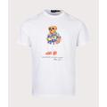 Polo Ralph Lauren Mens Polo Bear Jersey T-Shirt - Colour: 032 White Beach Club Bear - Size: XL