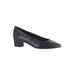 Extra Wide Width Women's Prim Pump by Easy Street® in Navy (Size 8 1/2 WW)