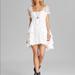 Free People Dresses | Free People Sunbeams White Lace Mini Dress | Color: White | Size: S