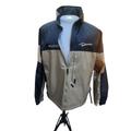 Columbia Jackets & Coats | Columbia Mens Blue & Tan Size Medium Windbreaker Jacket Full Zip Vented Packable | Color: Blue | Size: M