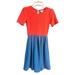 Lularoe Dresses | Lularoe Amelia * Textured Dress *Red/Black Sz Xs Nwt | Color: Gray/Red | Size: Xs