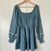 American Eagle Outfitters Dresses | American Eagle Outfitters Long Sleeve Mini Dress | Color: Blue | Size: Xs