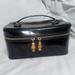 Gucci Bags | Authentic Gucci Black Bamboo Patent Leather Vanity Bag Cosmetic Case Euc | Color: Black/Gold | Size: Os