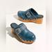 Free People Shoes | Free People Shoes Culver City Clog Blue Free People Size 38 | Color: Blue | Size: 38eu