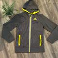 Adidas Jackets & Coats | Mens Adidas Jacket Gray With Yellow Size Small Excellent Condition!! | Color: Gray/Yellow | Size: S