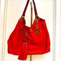 Michael Kors Bags | Michael Kors Camden Bag Tassel Tote (2) Red & Navy | Color: Blue/Red | Size: Os