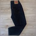 Levi's Jeans | Levi’s 512 Slim Fit Straight Leg Size 12 Petite M Black Denim Women’s Pants | Color: Black | Size: 14p