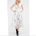 Free People Dresses | Free People Printed Retro Midi | Color: White | Size: 2