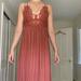 Free People Dresses | Fp One Adella Maxi Slip- Size Xs. | Color: Brown/Red | Size: Xs