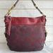 Coach Bags | Coach Red Signature Brooke Hobo Shoulder Bag 12674 | Color: Red | Size: Os