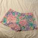 Lilly Pulitzer Shorts | Lilly Pulitzer Classic Short Size Xl Oceanview It Was All A Dream | Color: Pink/Purple | Size: Xl