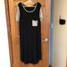 Lularoe Dresses | Lularoe Black/Gray Soft & Stretchy Carly Nwot | Color: Black/Gray | Size: 2x