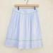 Lilly Pulitzer Skirts | Lilly Pulitzer Stripped Lined Back Zipper Skirt Size 2 Pockets | Color: Blue/White | Size: 2