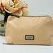 Gucci Bags | Gucci Cosmetic Bag Makeup Case Pouch Travel Toiletry Bag Trousse Zippered New | Color: Cream/Tan | Size: Os