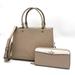 Kate Spade Bags | Kate Spade Leila Triple Compartment Satchel Bag & Large Continental Wallet (Nwt) | Color: Tan/White | Size: Os