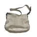 Coach Bags | Coach F15064 Champagne Metallic Pebbled Leather Hobo Shoulder Bag Purse | Color: Cream/Tan | Size: Os