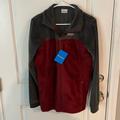 Columbia Jackets & Coats | Columbia Burgundy And Grey Youth Xl Fleece Zippy | Color: Gray | Size: Xlb