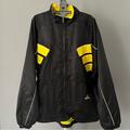 Adidas Jackets & Coats | Adidas Vintage Windbreaker Jacket | Color: Black/Yellow | Size: M