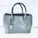 Ralph Lauren Bags | Lauren Ralph Lauren Leather Newbury Double Zip Satchel Large Gray Handbag | Color: Gray | Size: Os