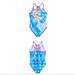 Disney Swim | Disney's Frozen Elsa One-Piece Swimsuit 6x | Color: Silver | Size: 6xg