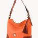 Dooney & Bourke Bags | Dooney & Bourke Pebble Grain Large Shoulder Bag Nwt | Color: Brown/Orange | Size: Os