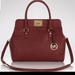 Michael Kors Bags | Michael Kors Astrid Large Satchel Handbag | Color: Red | Size: Os