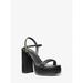 Michael Kors Shoes | Michael Michael Kors Laci Leather Platform Sandal 5.5 Black New | Color: Black | Size: 5.5