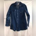 Carhartt Shirts | Carhartt Vintage Denim Pearl Snap Heavy Shirt Men’s | Color: Blue | Size: L