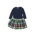 Gap Kids Dress: Blue Argyle Skirts & Dresses - Size X-Small