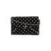 Madewell Leather Clutch: Black Polka Dots Bags