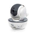Alecto DVM-201 zusätzliche Babyphone Kamera für Alecto DVM-200 - Funk Babyphone mit steuerbarer Kamera - Indoor Babyfon mit Nachtsicht - Reichweite bis zu 300m - Weiß