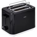 Braun Household Breakfast1 Double Slot Toaster with 8 Toast Settings and Defrost Function, 900 W, HT1010BK Plastic, Black