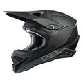 O'NEAL | Motocross-Helm | Motocross Enduro |Schale aus ABS, Lüftungsöffnungen für optimale Belüftung & Kühlung | 3SRS Helmet Solid | Erwachsene | Schwarz | Größe XL