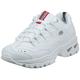 Skechers Damen Sport - Energy Sneaker, White Smooth Leather Millennium Trim L, 38.5 EU