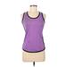 New Balance Active Tank Top: Purple Activewear - Women's Size Medium