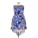 Adrianna Papell Casual Dress: Blue Dresses - New - Women's Size 20