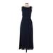 Theory Cocktail Dress - Maxi: Blue Solid Dresses - Women's Size 6